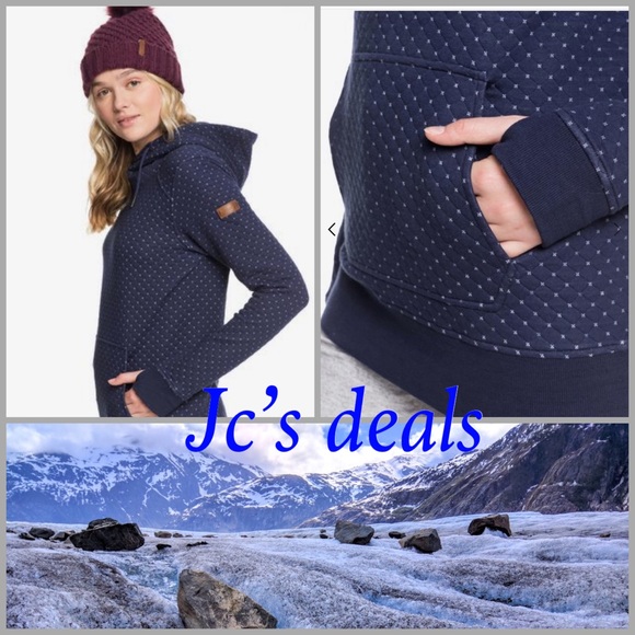 ✨ Roxy Dipsy Technical Quilted sweater Hoodie ✨ - Picture 1 of 7